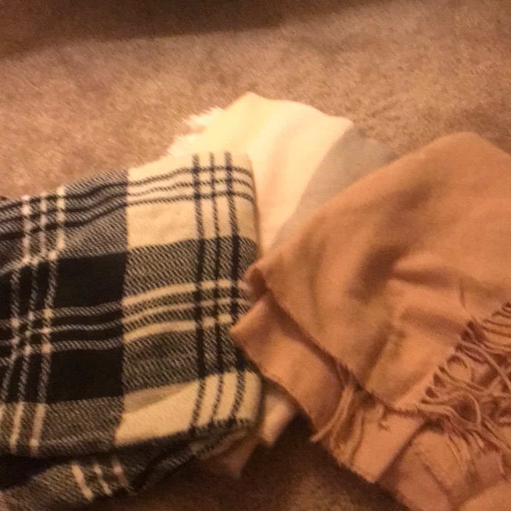 Neutral Blanket Scarf bundle